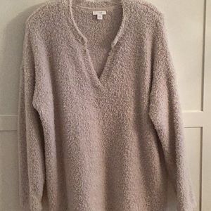 J Jill, pure Jill line sweater.  Size large, beige